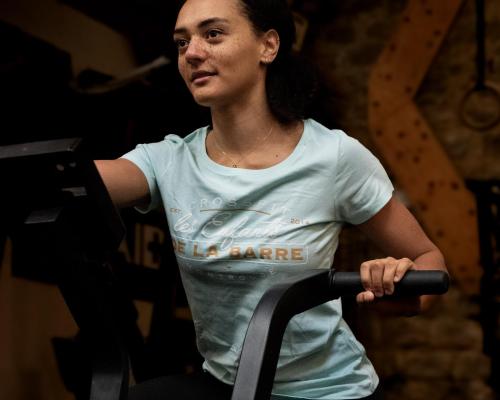 T-shirt femme bleu clair